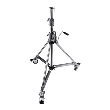 Kupo heavy duty wind up low base stand w/ braked caster