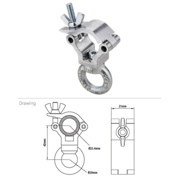 Kupo mini coupler w/ eye ring