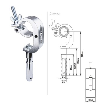 Kupo handcuff couplerwith 28mm spigot