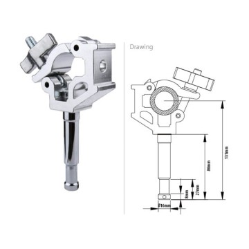Kupo nugget coupler with 16mm stud