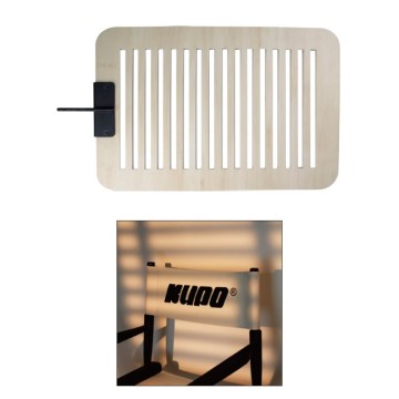 Kupo wood cucoloris (cookie) blinds- 18''x24''