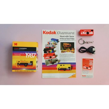 KODAK CHARMERA Keychain Digital Camera Blind Box Collection (Bundle with 64gb Micro Sd Card)