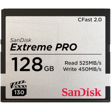 SANDISK CFAST 2.0 128GB EXTREME PRO 525MB/S  (SDCFSP-128G-G46D)