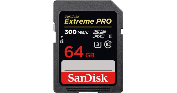 SANDISK SDXC 64GB EXTREME PRO 300MB/S (SDSDXPK-064G-GN4IN)