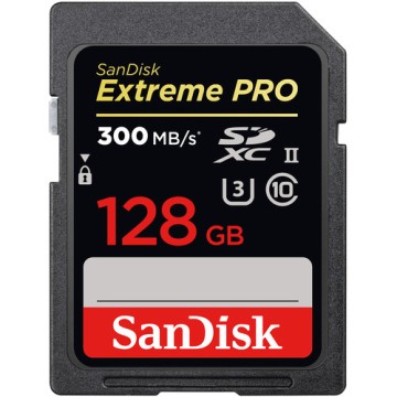 SANDISK SDXC 128GB EXTREME PRO V90 300MB/S R / 300MB/S W (SDSDXDM-128G-GN4IN)
