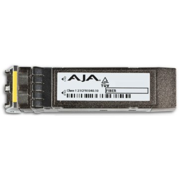 AJA 2-Channel 12G-SDI Single Mode LC Fiber Receiver SFP