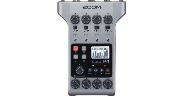 美品 Zoom PodTrak P4 本体 ZOOM 配信用オーディオインターフェイス POD TRAK P4(グースネック